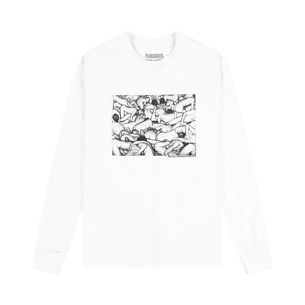 Pleasures Orgy Long-Sleeve T-Shirt White
