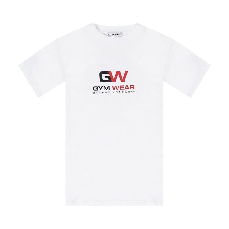 Balenciaga Gym Wear T-Shirt White