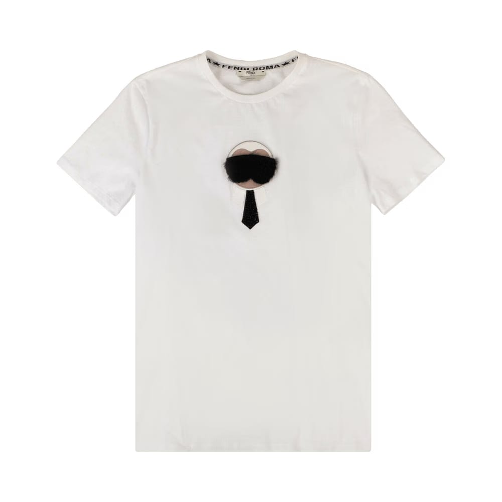 Fendi x Karl Lagerfield Karl Monster T-Shirt White