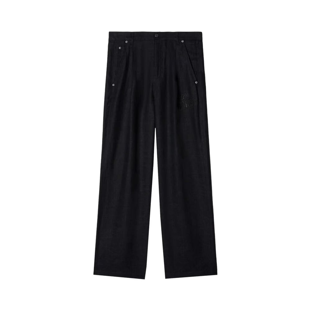 Off-White Wide Leg Trousers Black