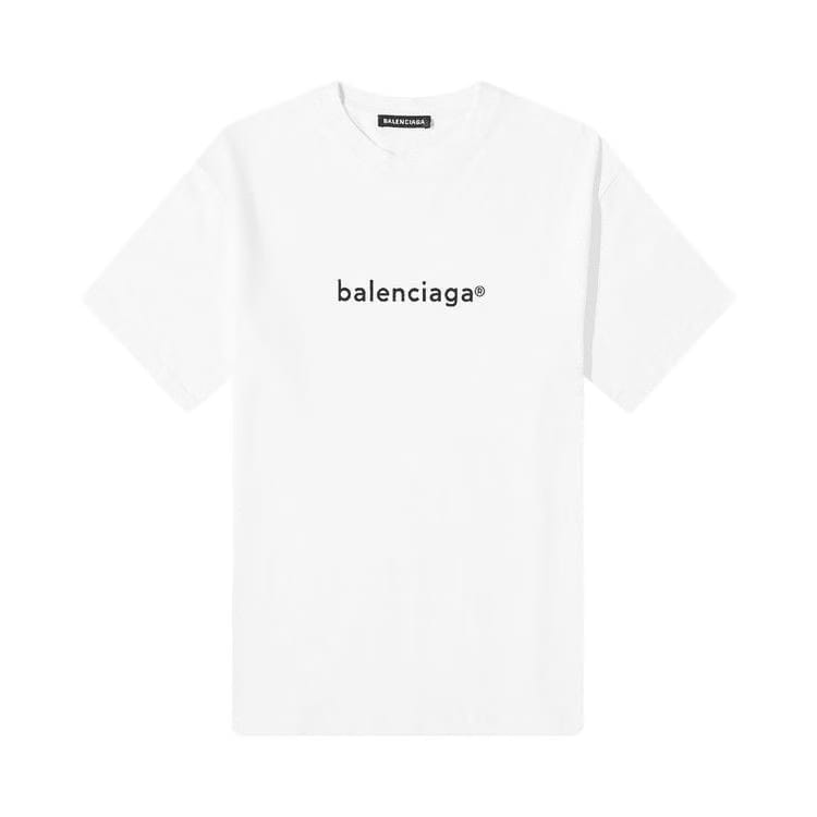 Balenciaga New Copyright Logo T-Shirt White