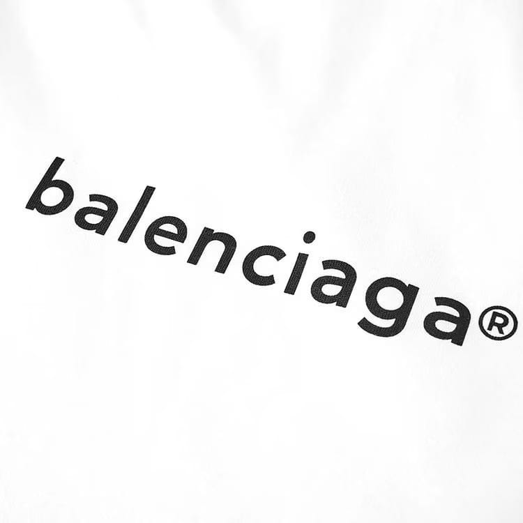 Balenciaga New Copyright Logo T-Shirt White