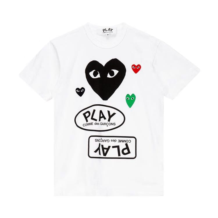 Comme des Garçons PLAY Miscellaneous Logo T-Shirt White