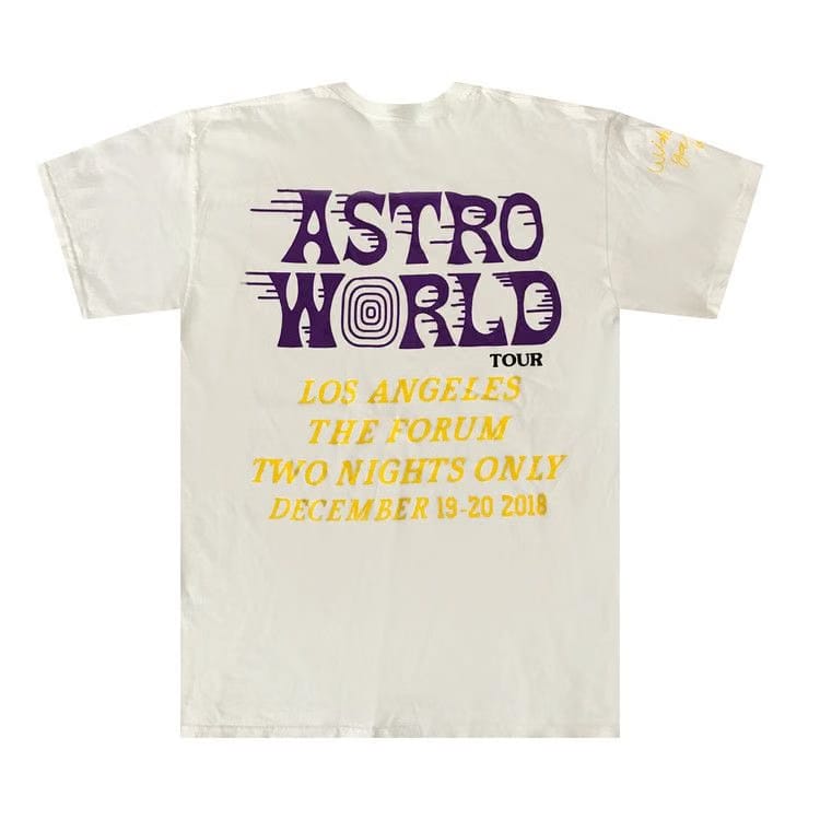 Cactus Jack by Travis Scott Astroworld LA Exclusive T-Shirt White