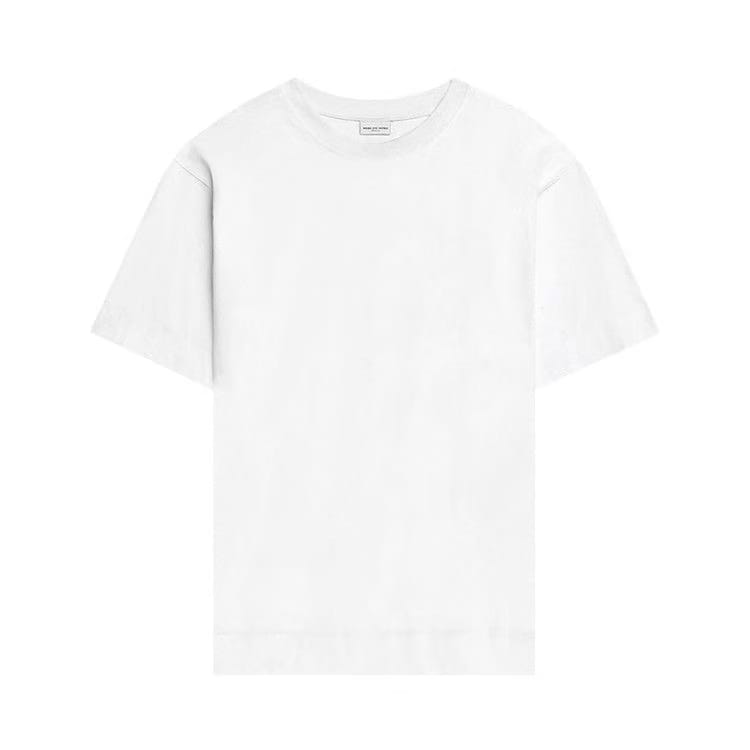 Dries Van Noten Shorts-Sleeve T-Shirt White