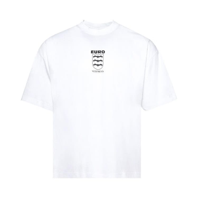 Vetements Bats Logo Regular T-Shirt White