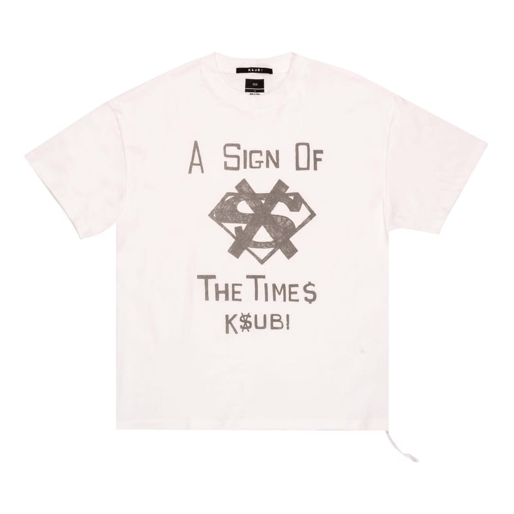 Ksubi The Sign Ekcess T-Shirt Antique White