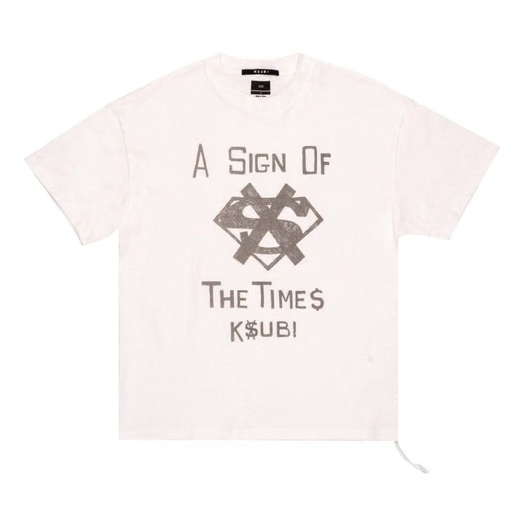 Ksubi The Sign Ekcess T-Shirt Antique White