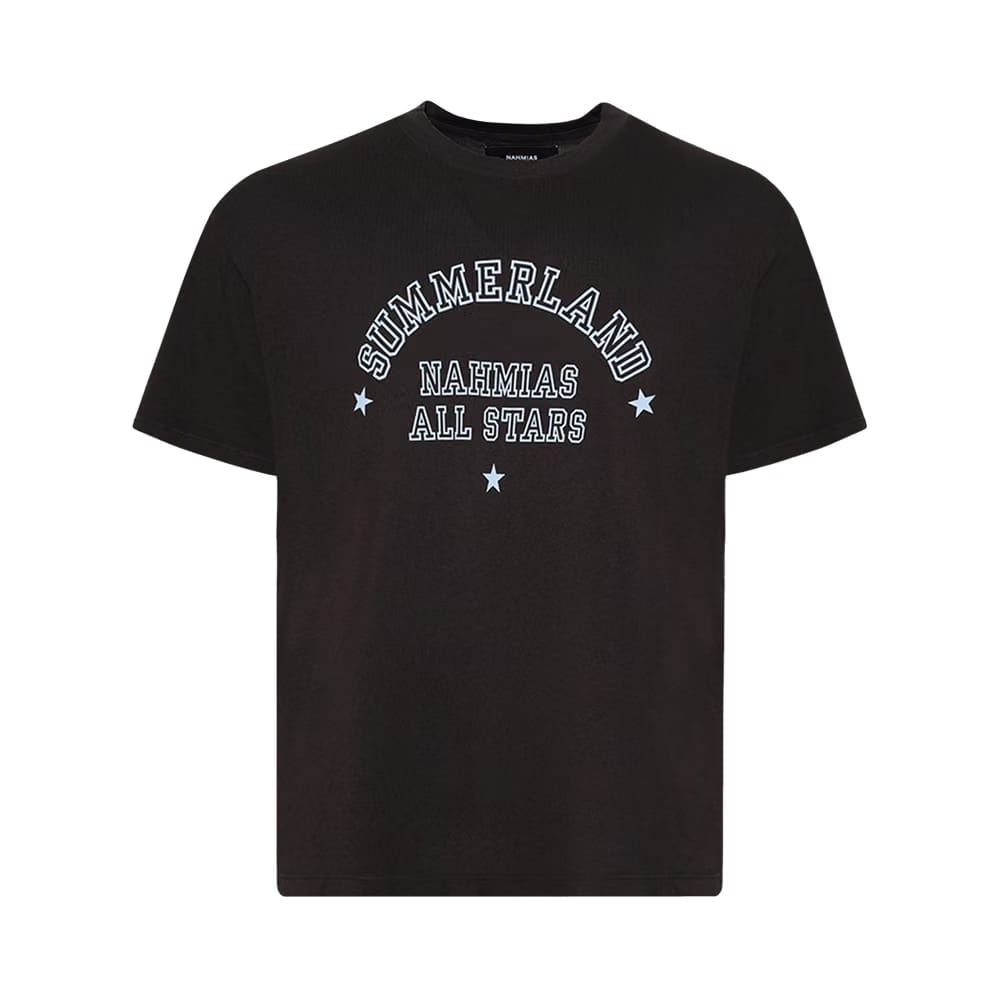 Nahmias Summerland All Stars Boxy T-Shirt Off Black