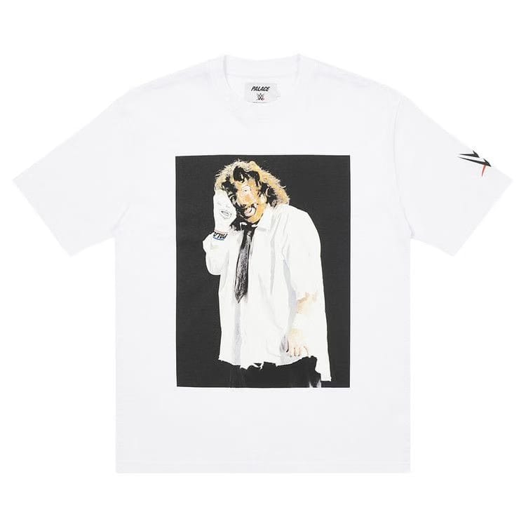 Palace x WWE Mankind Sock T-Shirt White
