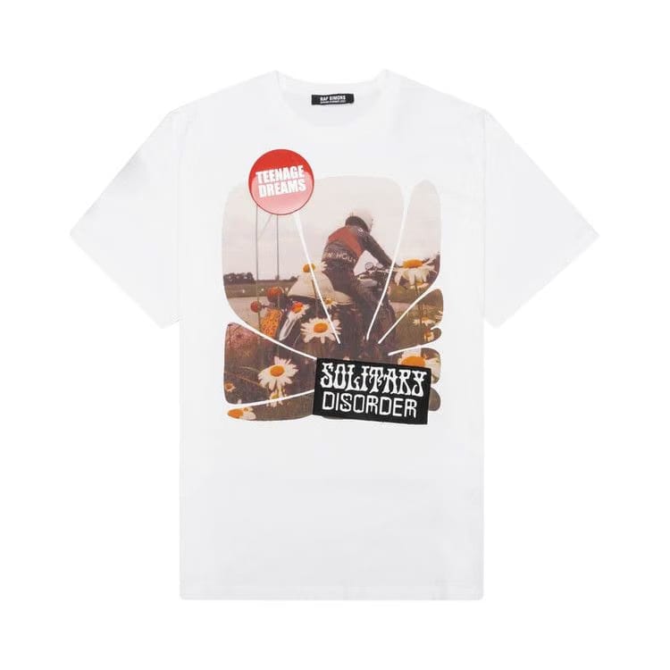 Raf Simons Solitary Disorder T-Shirt White