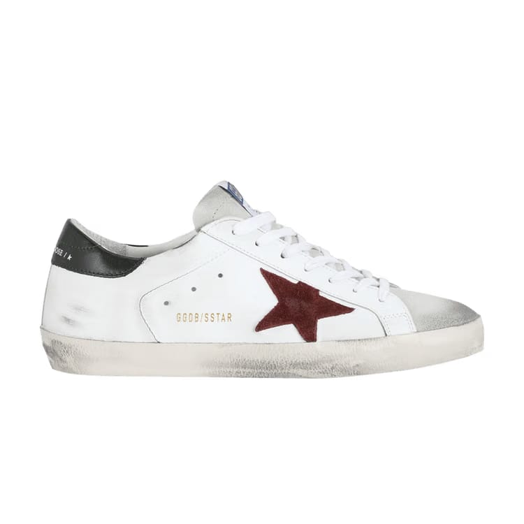 Golden Goose Superstar White Bordeaux