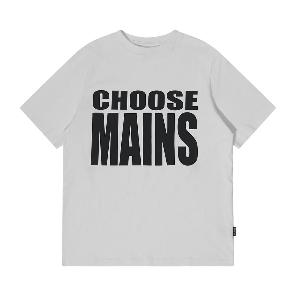 MAINS Choose Mains T-Shirt White