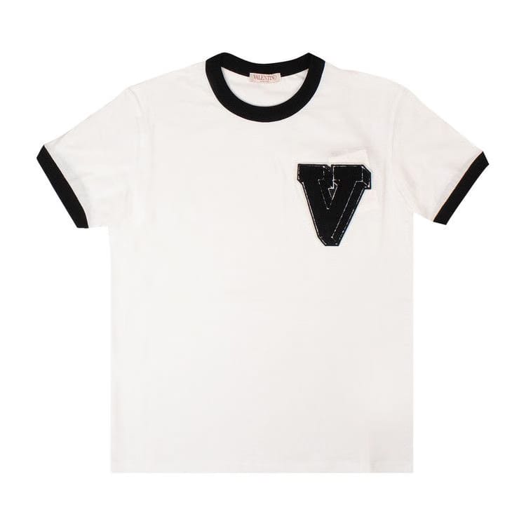 Valentino Logo Ringer T-Shirt White