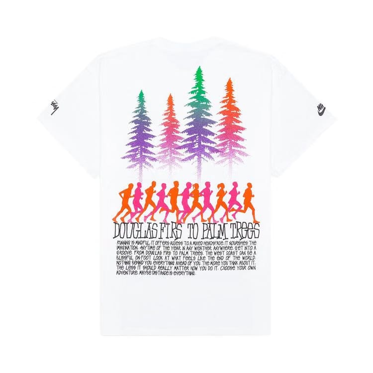 Nike x Stussy Douglas Firs To Palm Trees T-Shirt (Asia Sizing) White