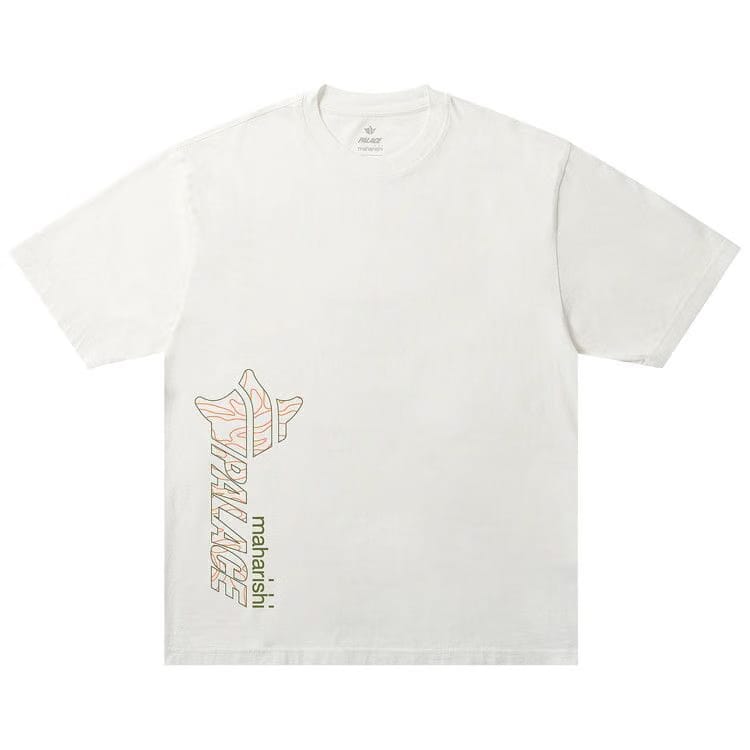 Palace x Maharishi Templea Star Kor Om T-Shirt White