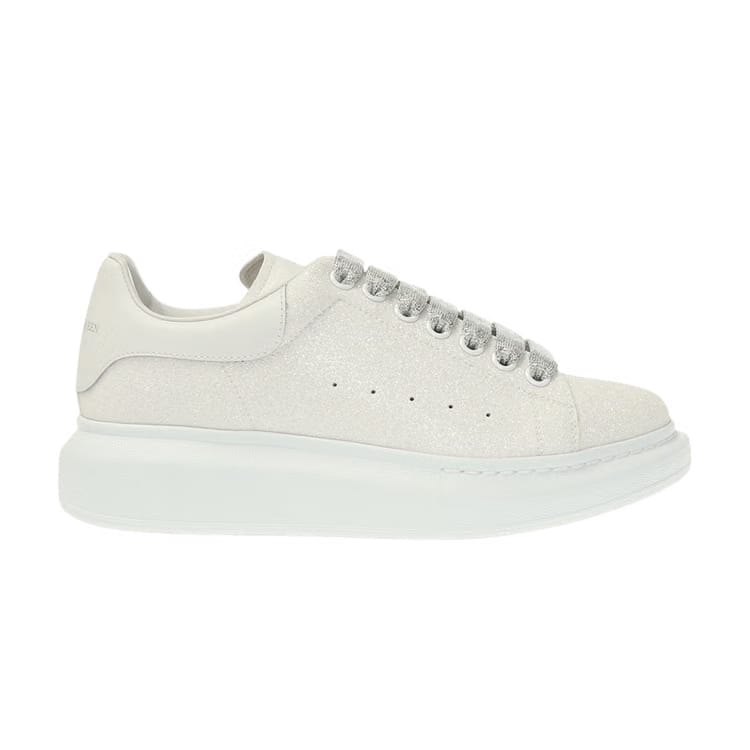 Alexander McQueen Oversized Sneaker Glitter - Cream