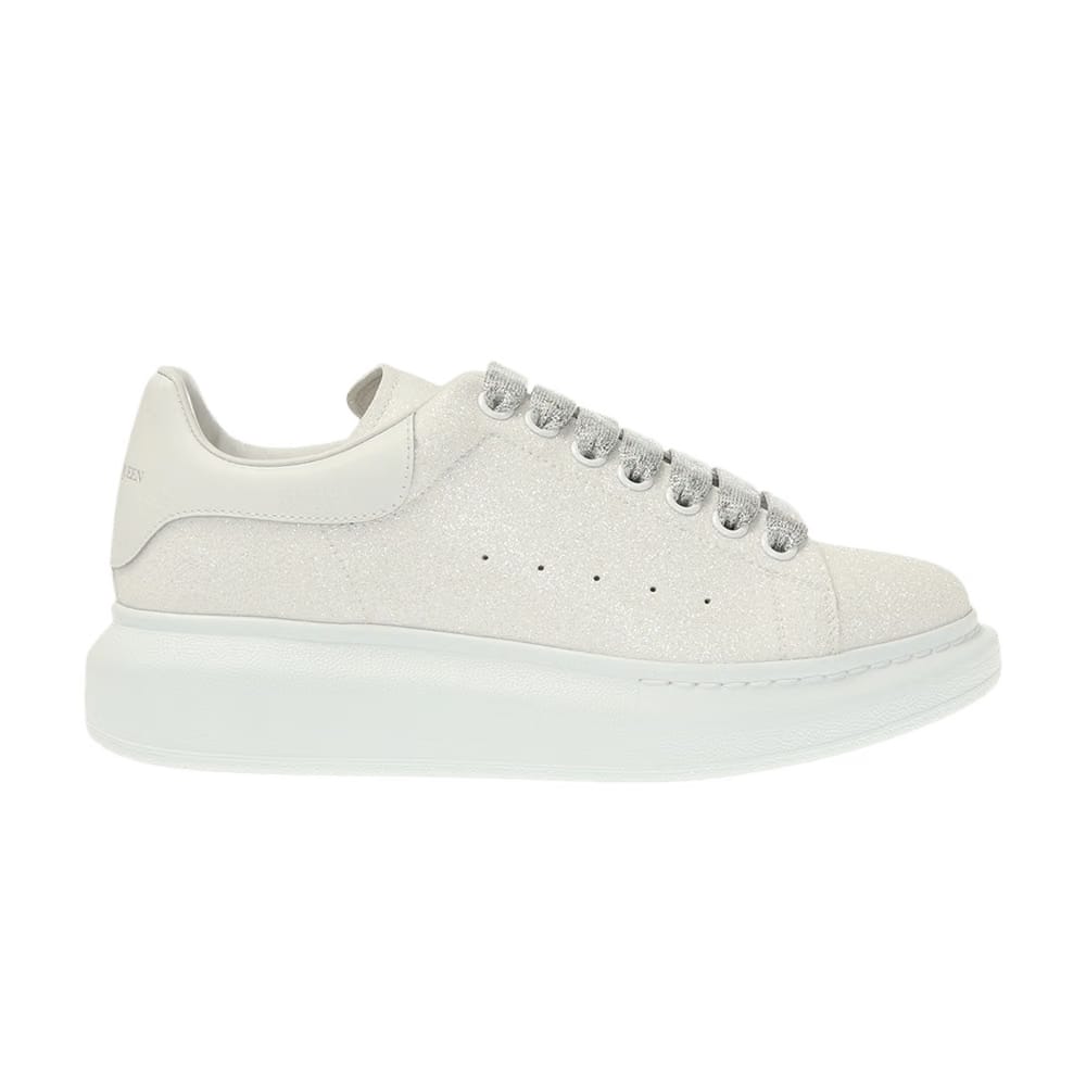 Alexander McQueen Oversized Sneaker Glitter - Cream