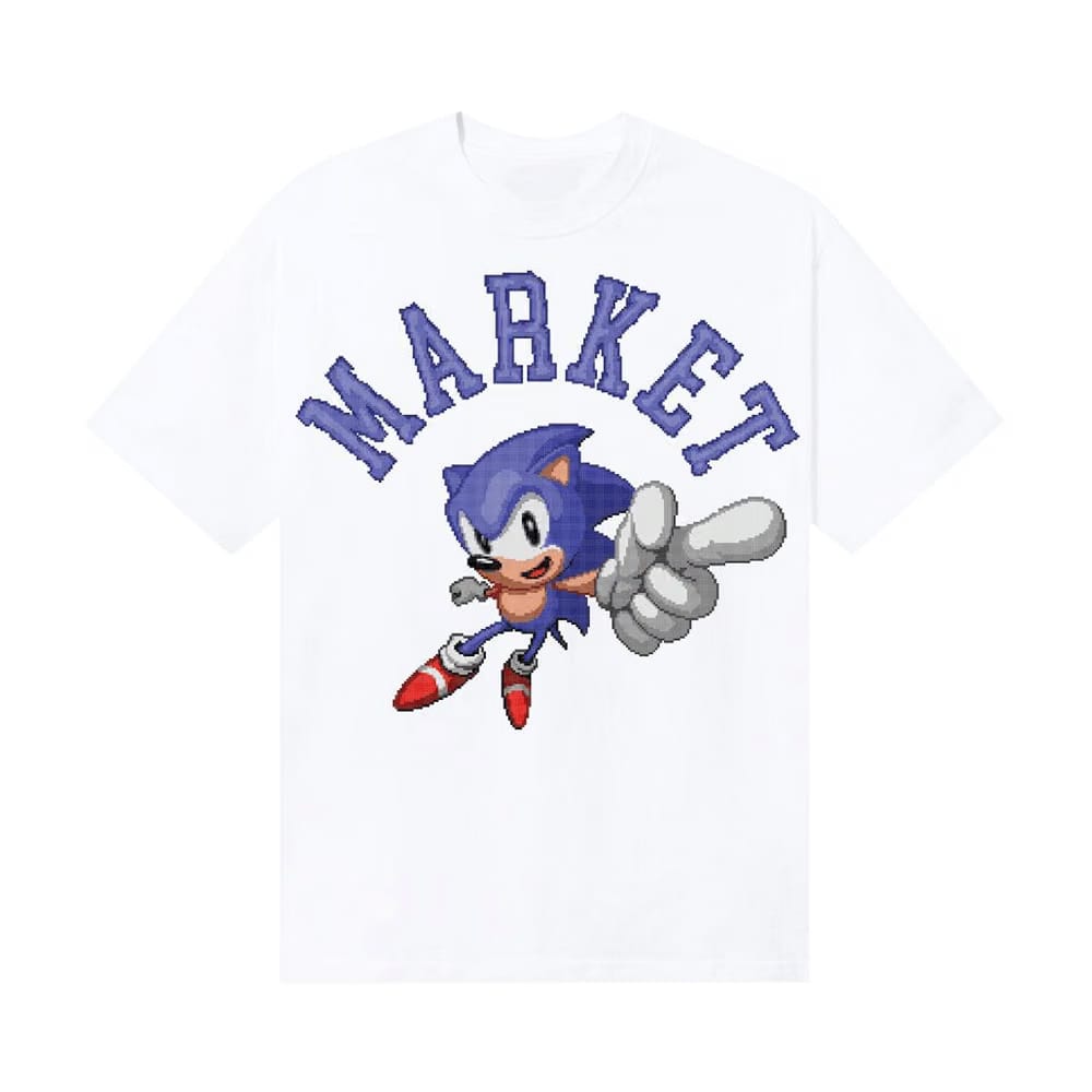 Market x Sonic No.1 T-Shirt White