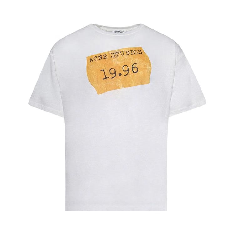 Acne Studios Logo T-Shirt Optic White