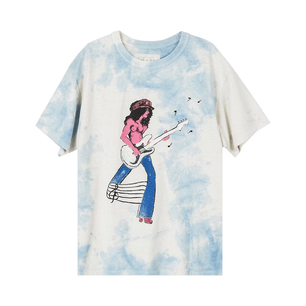ERL Rocker T-Shirt White/Blue
