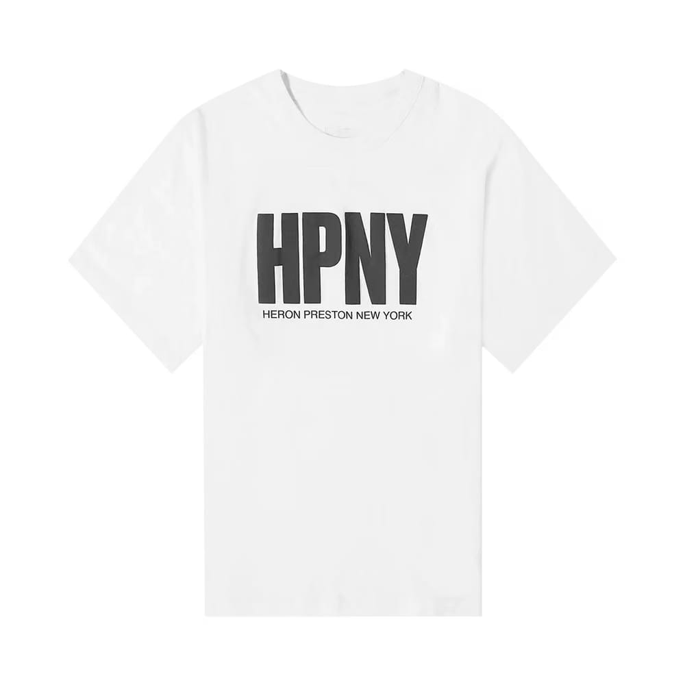 Heron Preston Logo Print T-Shirt White