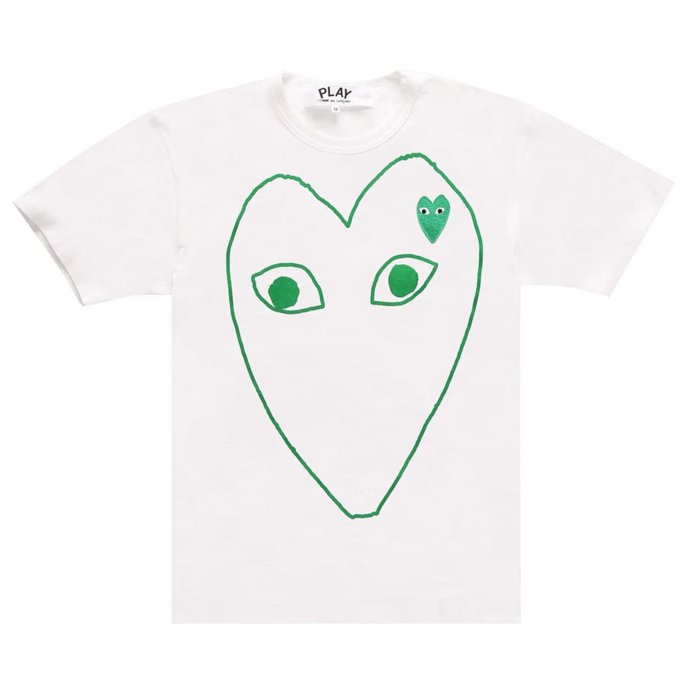 Comme des Garçons PLAY Printed T-Shirt White