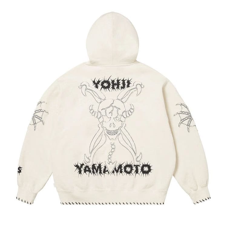 Supreme x Y’s Zip Up Hoodie White