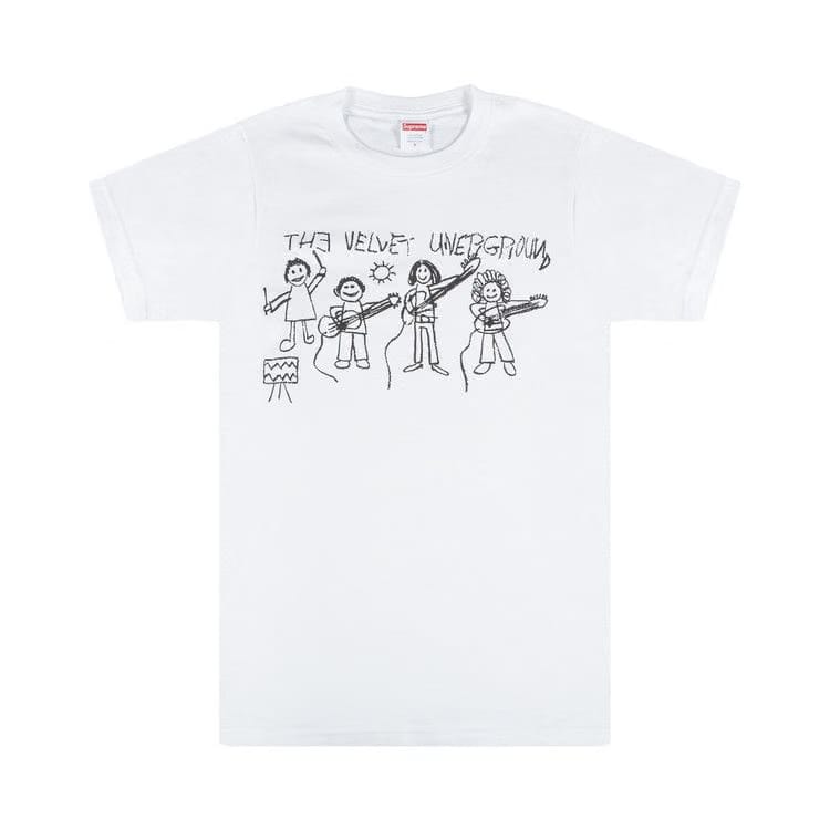 Supreme The Velvet Underground Drawing T-Shirt White