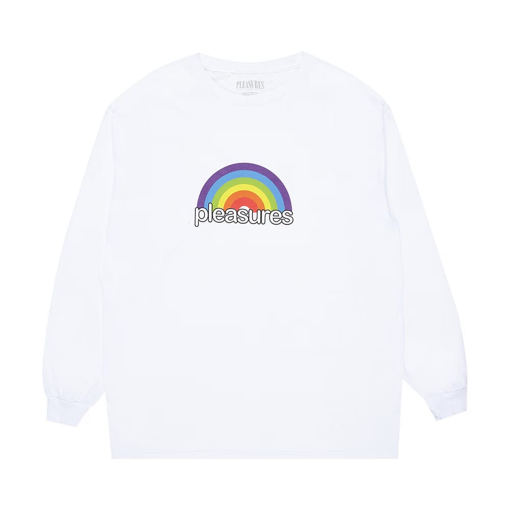 Pleasures Good Time Long-Sleeve T-Shirt White