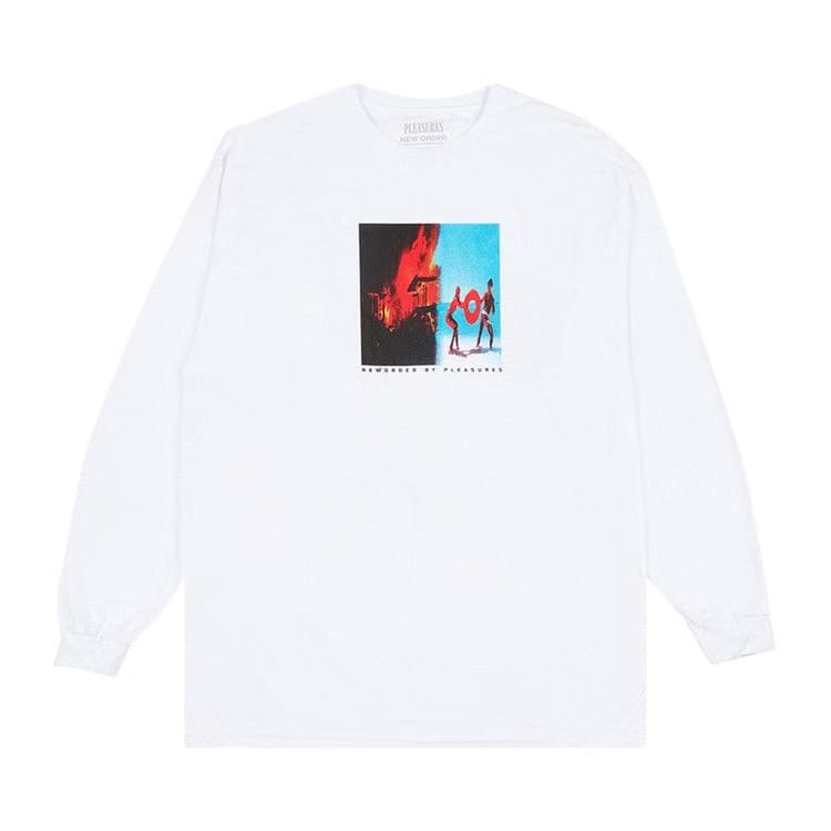 Pleasures Repulic Long-Sleeve T-Shirt White
