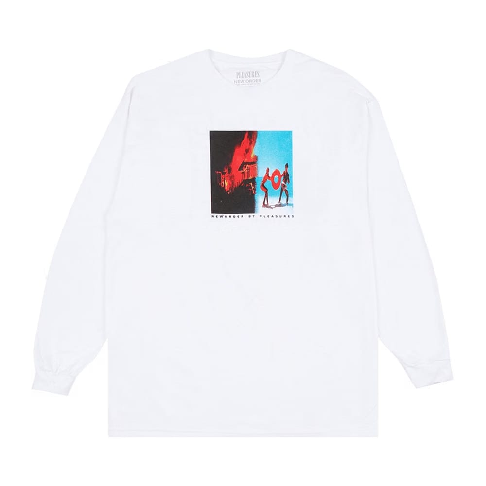 Pleasures Repulic Long-Sleeve T-Shirt White
