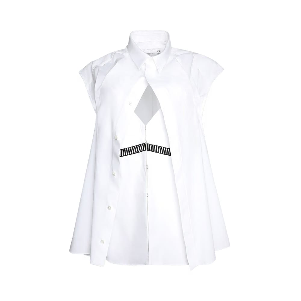 Sacai Poplin Shirt Off White