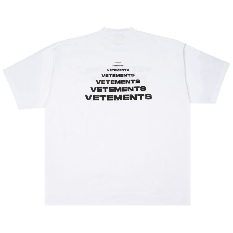 Vetements Pyramid Logo T-Shirt White