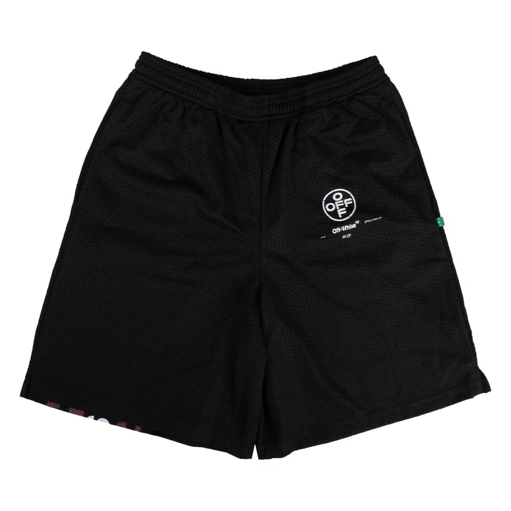 Off-White Mesh Track Shorts Black