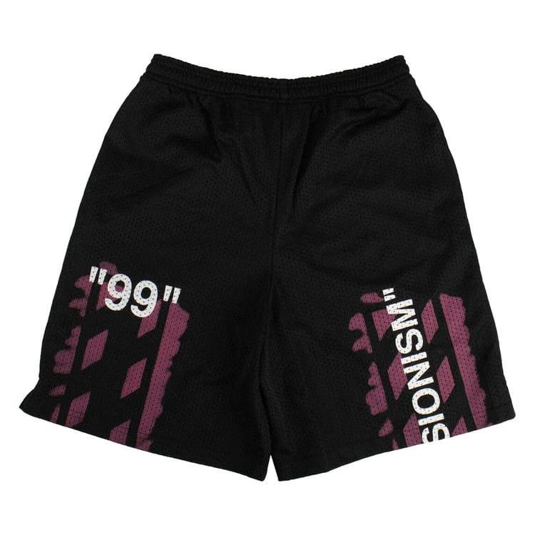 Off-White Mesh Track Shorts Black