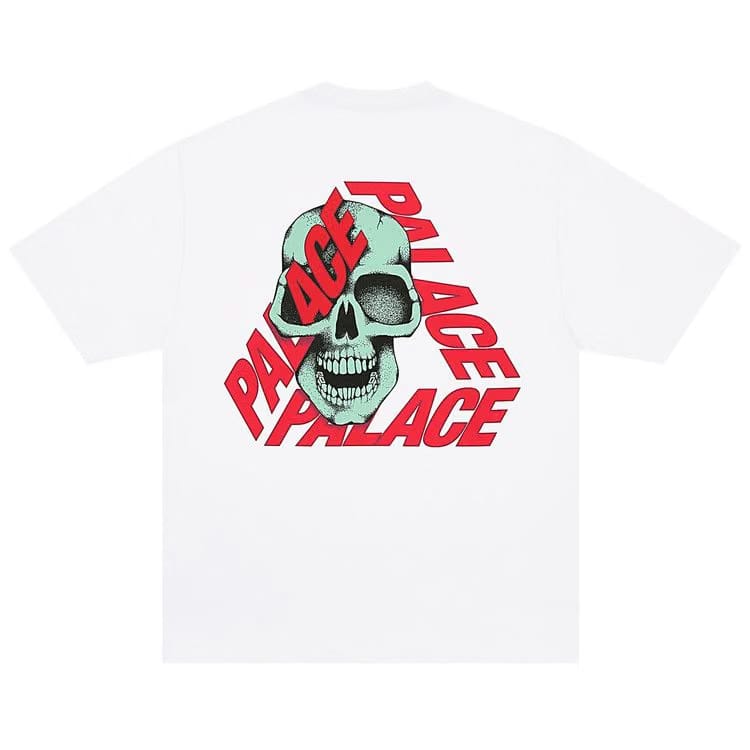 Palace P3 Skull T-Shirt White