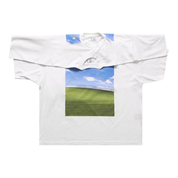 Vetements Desktop Double Layered T-Shirt White