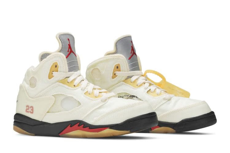 Off-White x Air Jordan 5 Retro SP PS Sail