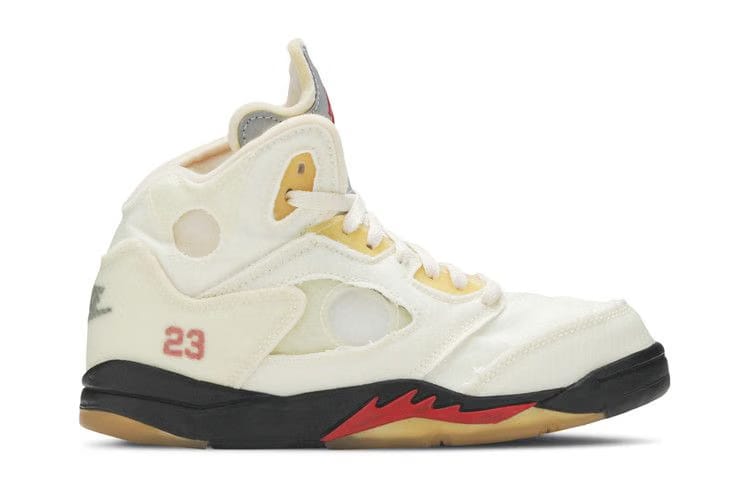 Off-White x Air Jordan 5 Retro SP PS Sail