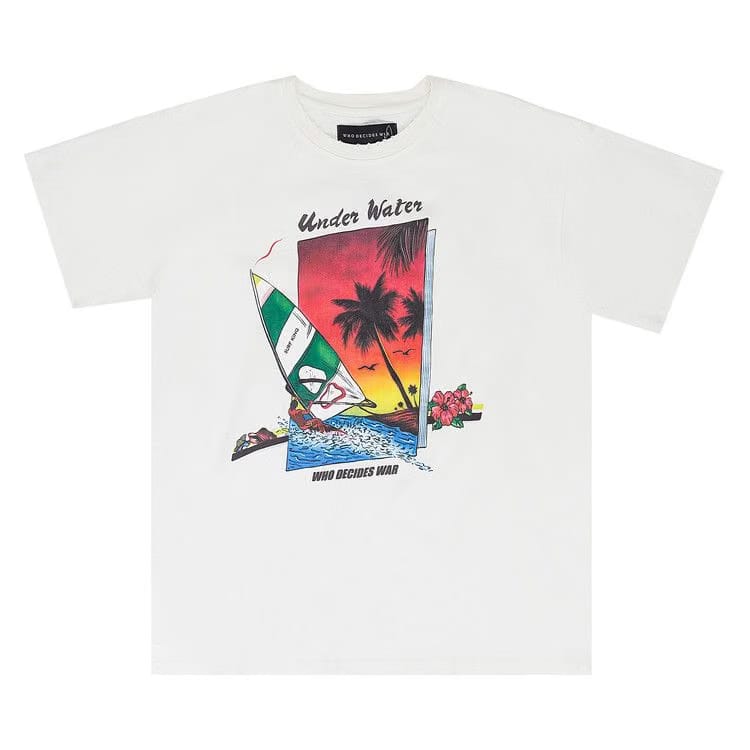 Who Decides War St Lucy Jersey T-Shirt White