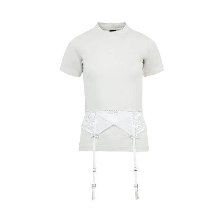 Balenciaga Lingerie T-Shirt Dirty White
