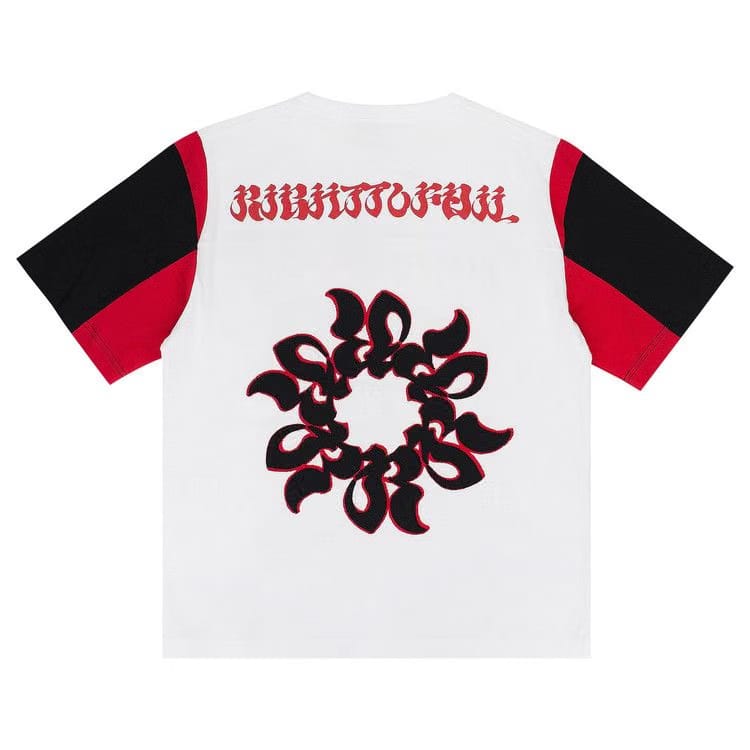 KUSIKOHC Moto Print T-Shirt White