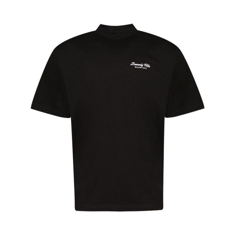 Balenciaga Beverly Hills Medium Fit T-Shirt Washed Black/White