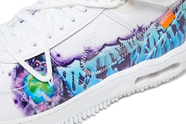 Nike Off-White x Air Force 1 Mid SP Leather Graffiti