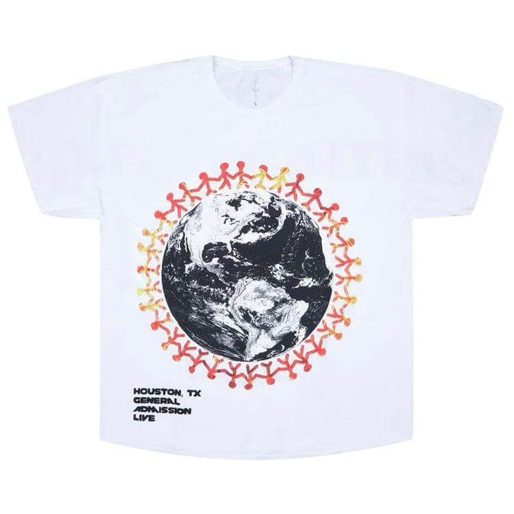 Cactus Jack by Travis Scott Around The World T-Shirt White