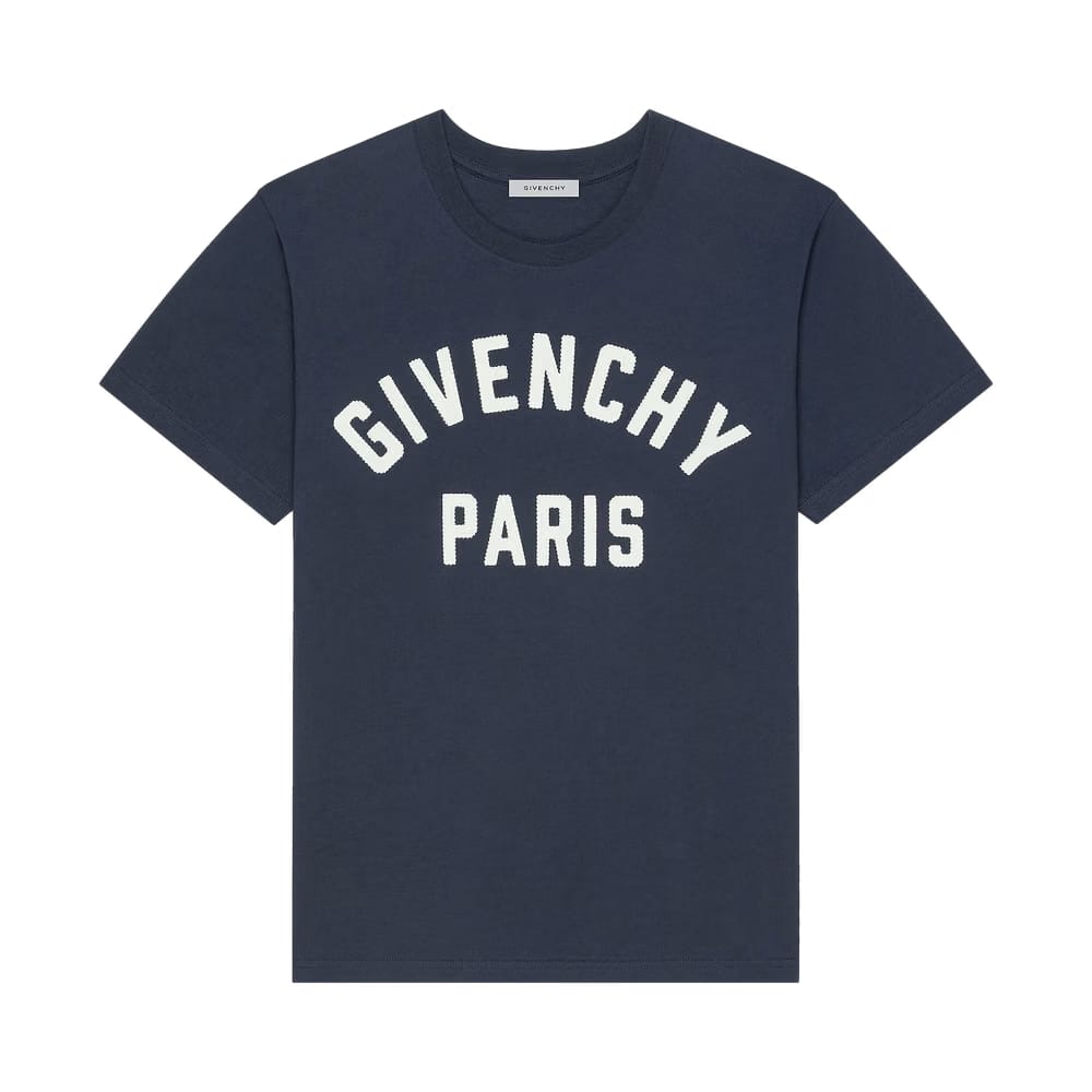Givenchy Paris T-Shirt Navy/White