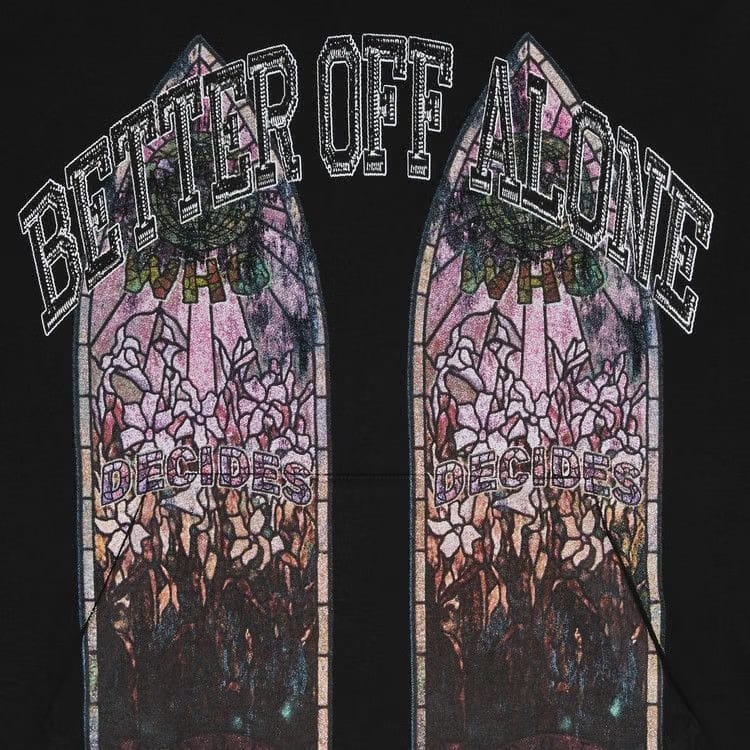 Who Decides War x A Boogie Wit Da Hoodie Better Off Alone Hoodie Black