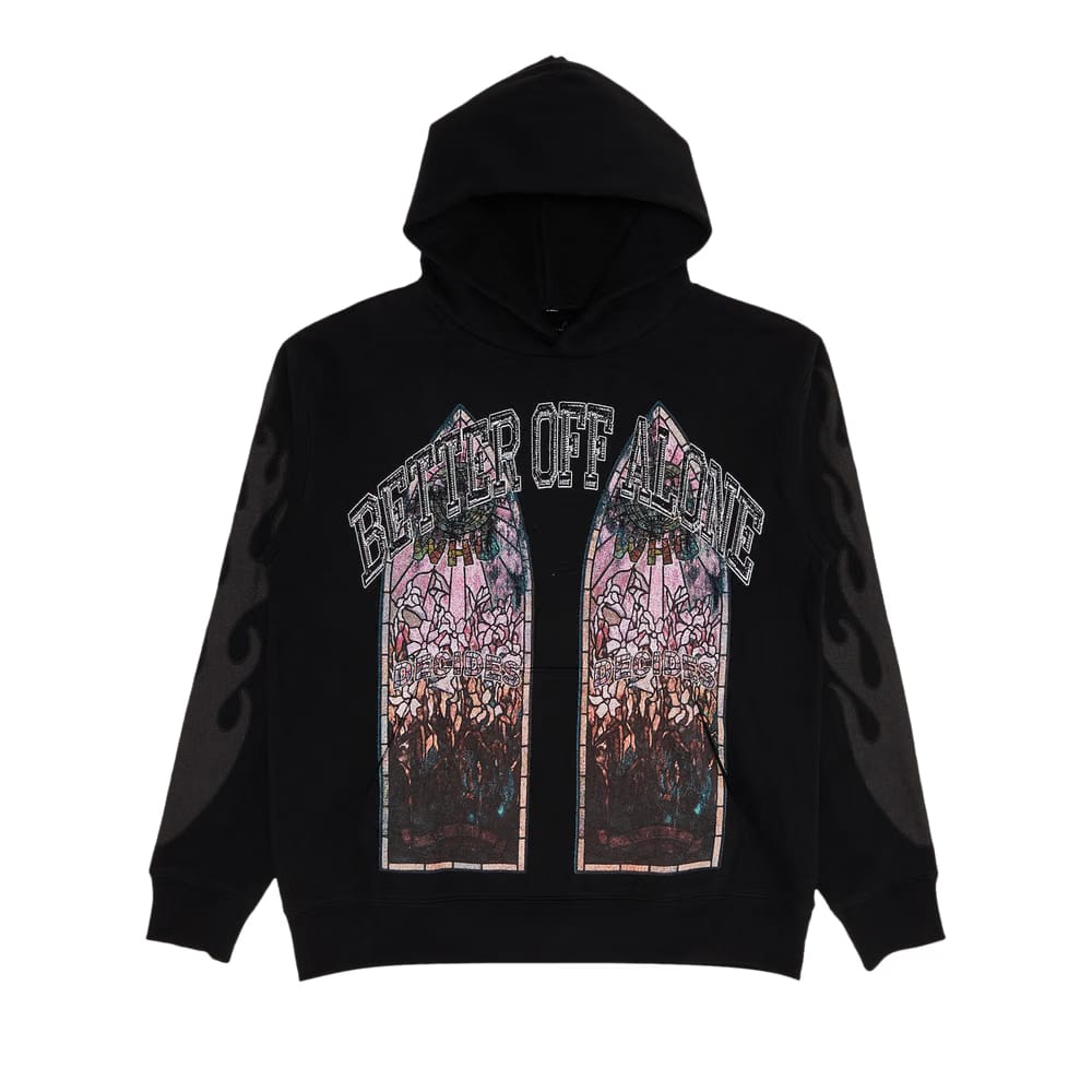 Who Decides War x A Boogie Wit Da Hoodie Better Off Alone Hoodie Black