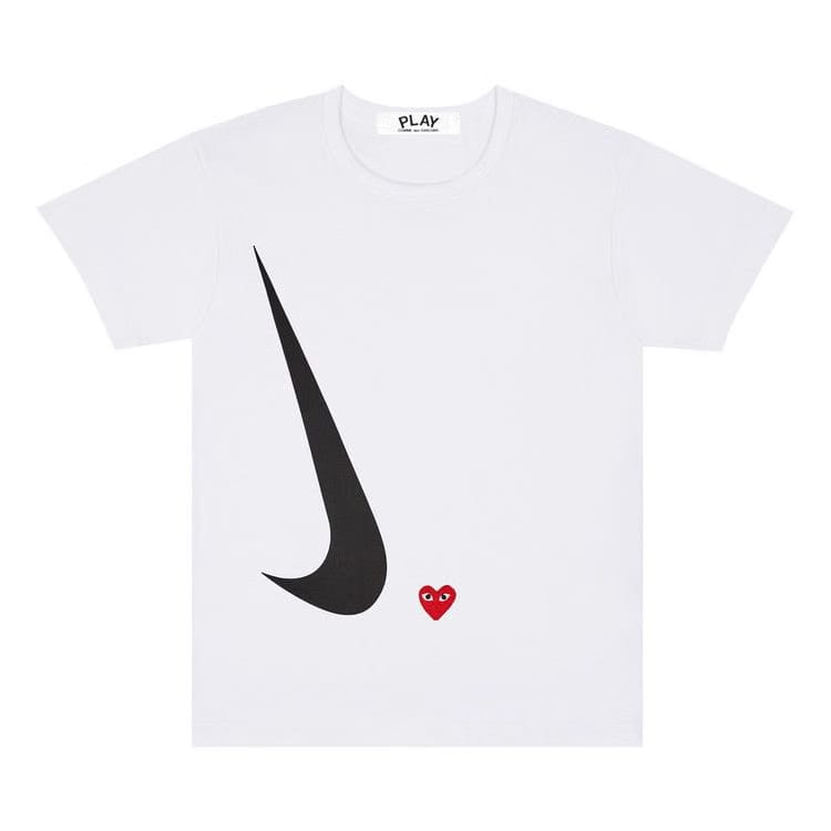 Nike Women's x Comme des Garçons PLAY T-Shirt White